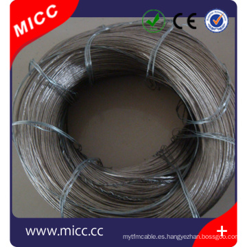 Cable de termopar desnudo MICC para uso industrial